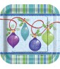 Christmas 'Lovely Ornaments' Large Paper Plates (8ct)