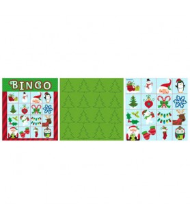 Christmas 'Holiday Friends' Bingo Party Game (1ct)