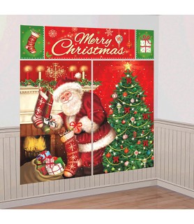 Christmas 'Magical Santa' Wall Poster Decorating Kit (5pc)