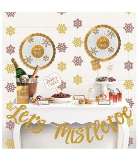Christmas 'Let's Mistletoe' Deluxe Buffet Decorating Kit (23pc)