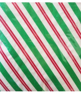 Christmas 'Peppermint XMAS' Lunch Napkins (16ct)