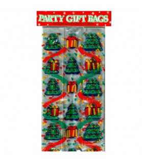 Christmas Merry Trees Cello Bags (25ct)