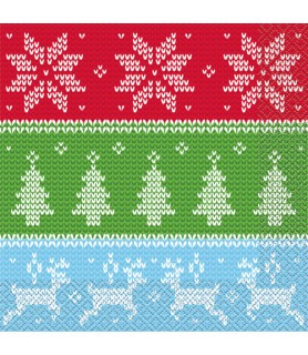 Christmas 'Ugly Sweater' Lunch Napkins (16ct)