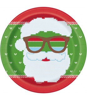 Christmas 'Ugly Sweater' Small Paper Plates (8ct)