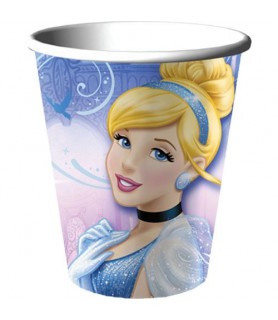 Cinderella 'Sparkle' 9oz Paper Cups (8ct)