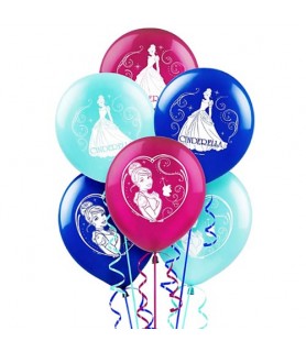 Cinderella 'Sparkle' Latex Balloons (6ct)