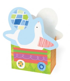 Baby Shower 'Circus Animals' Small Favor Boxes (8ct)