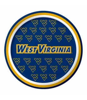 West Virginia University Mountaineers Small Paper Plates (8ct)