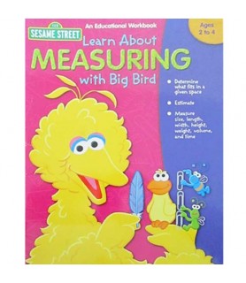 Sesame Street 'Learn About Measuring with Big Bird' Coloring and Activity Work Book (1ct)