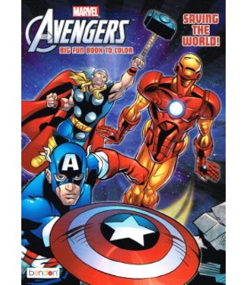 The Mighty Avengers 'Saving the World' Giant Coloring and Activity Book (1ct)
