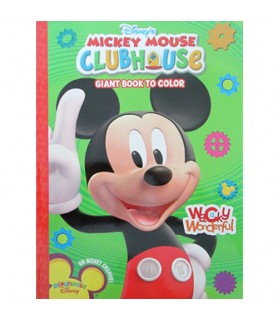 Mickey Mouse Clubhouse 'Wacky is Wonderful' Giant Coloring and Activity Book (1ct)