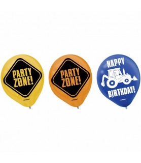 Construction Party Latex Balloons (6ct)