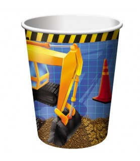 Under Construction 9oz Paper Cups (8ct)
