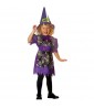 Purple Spiderweb Witch Toddler Halloween Costume Set (2pc)