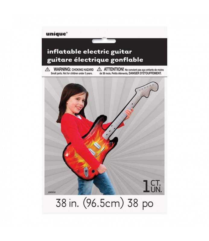 Guitare rock gonflable