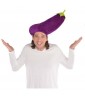 Halloween Eggplant Adult Plush Hat (1ct)