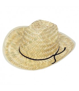 Summer High Crown Novelty Western Straw Hat (1ct)