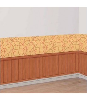 Western Plastic Wall Decorating Roll (1ct)