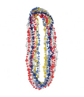 Western Plastic Bead Necklaces / Favors (10ct)