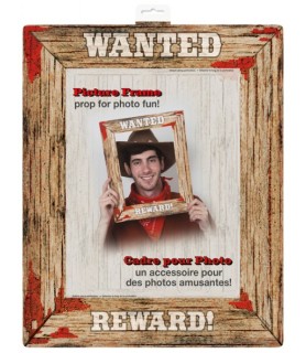 Western 'Rodeo' Paper Photo Frame / Decoration (1ct)