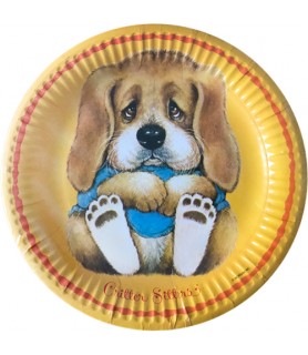 Critter Sitters Vintage Orange Small Paper Plates (8ct)