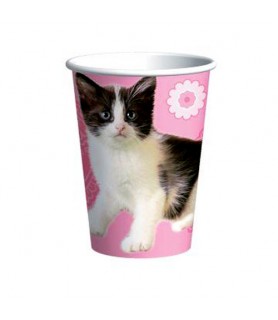 Kitten 'Purrfect Party' 9oz Paper Cups (8ct)