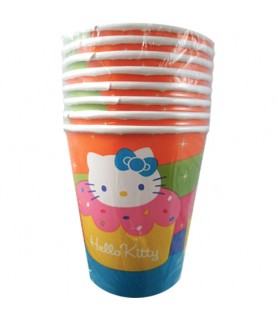 Hello Kitty 'Cupcake' 9oz Paper Cups (8ct)
