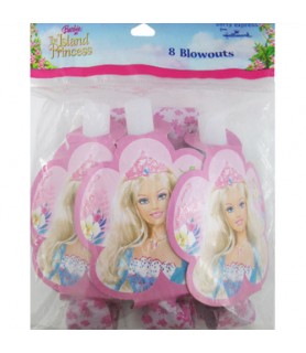 Barbie 'Island Princess' Blowouts / Favors (8ct)