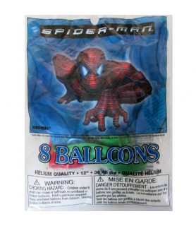 Spider-Man The Movie Latex Balloons (8ct)