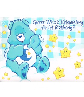 Care Bears Boy's 1st Birthday Invitations w/ Env. (8ct)