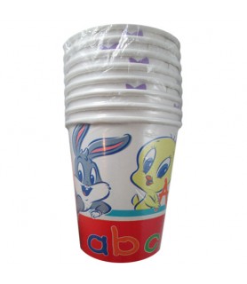 Baby Looney Tunes 'Alphabet Fun' 9oz Paper Cups (8ct)