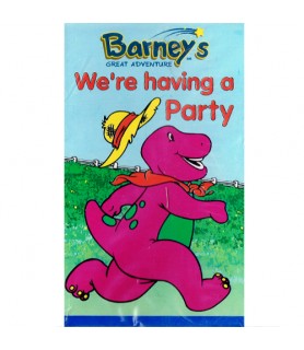 Barney Vintage Invitations w/ Env. (8ct)
