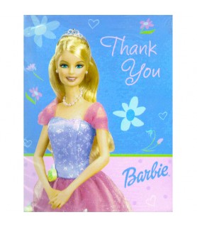 Barbie 'Celebration' Thank You Notes w/ Envelopes (8ct)