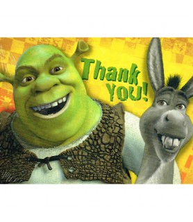Shrek 2 Thank You Notes w/ Env. (8ct)