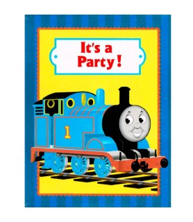 Personalised Thomas the Tank Engine Stickers Birthday Party Thank You Cones Seal 