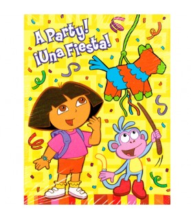 Dora the Explorer 'Fiesta' Yellow Invitations and Thank You Notes w/ Envelopes (8ct ea.)