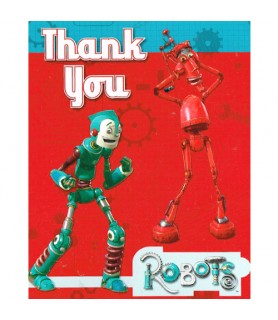Robots Thank You Notes w/ Env. (8ct)