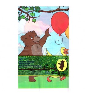 Little Bear Plastic Table Cover (1ct)