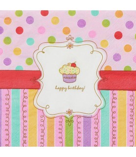 Happy Birthday 'Sweet Stuff' Small Napkins (16ct)