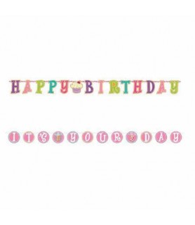 Happy Birthday 'Sweet Stuff' Jumbo Letter Banner Kit (1ct)