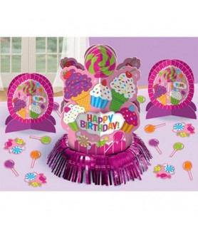 Happy Birthday 'Sweet Shop' Table Decorating Kit (23pc)