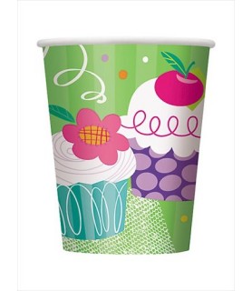 Cupcake Party 9oz Paper Cups (8ct)