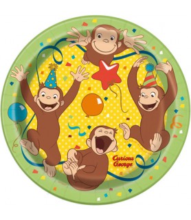 Curious George 'Celebrate' Small Paper Plates (8ct)
