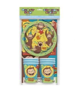 Curious George 'Celebrate' Party Pack for 8 (25pc)