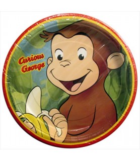 Curious George Small Paper Plates (8ct)