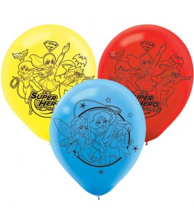 DC Super Hero Girls Latex Balloons (6ct)