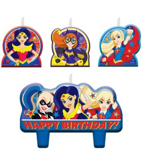 DC Super Hero Girls Mini Candle Set (4pc)