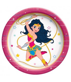 Young DC Wonder Woman Large Paper Plates (8ct)