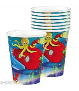 Deep Sea Fun 9oz Paper Cups (8ct)