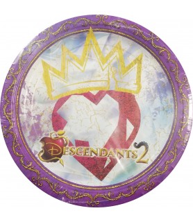Descendants 2 Crown Large Paper Plates (8ct)